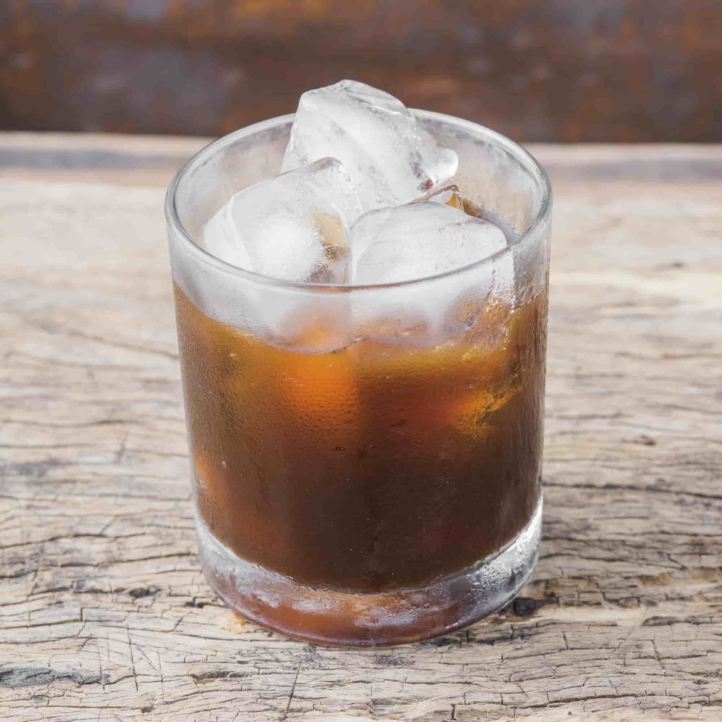 coffee with ice