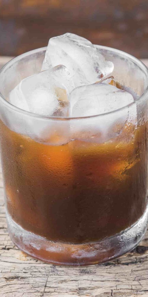 coffee with ice