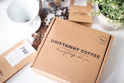 Coffee Gifts by Driftaway - The box for the sampler kit