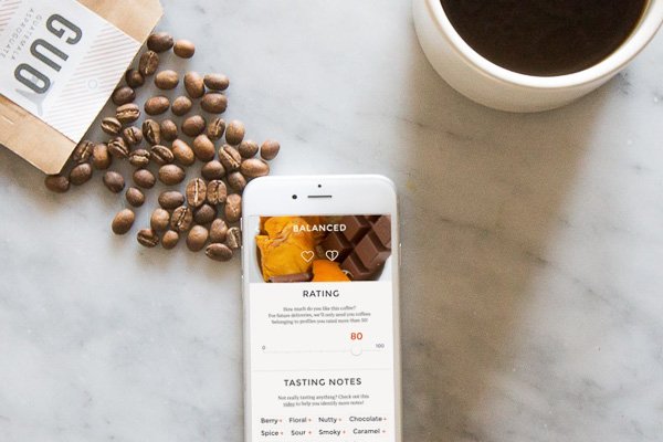iPhone app to rate coffees for personalization